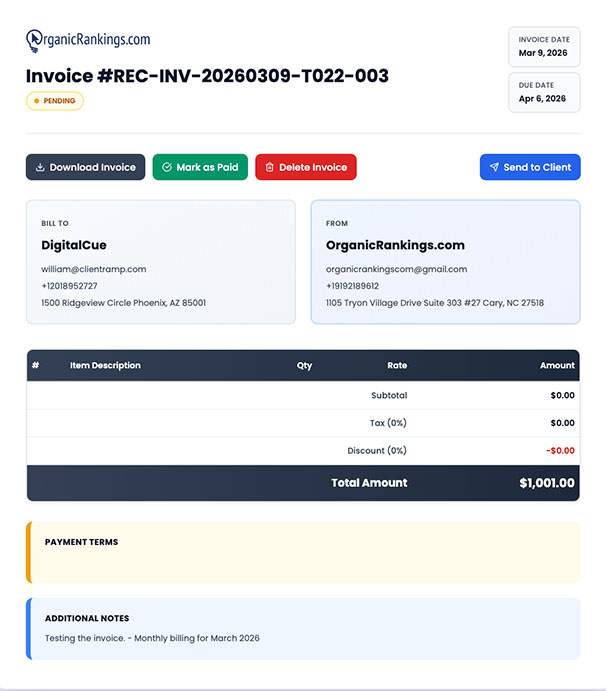 How to Use Invoices E-Signatures and Payments in ClientRamp