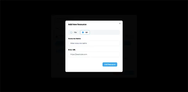 Adding URL Resources