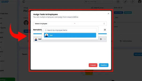 Search and Assign Team