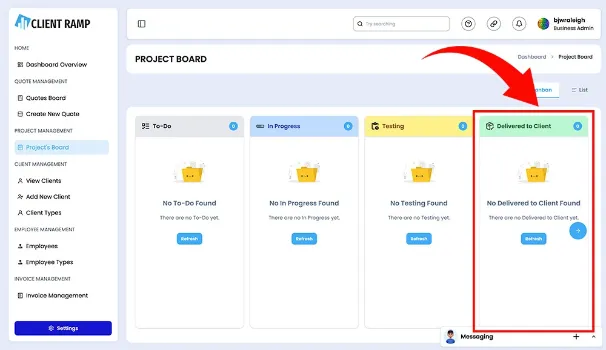 Delivered To Clients