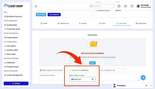 Follow Up Notifications