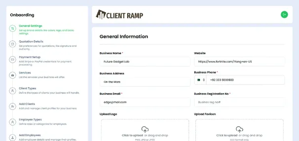 Getting Started with ClientRamp