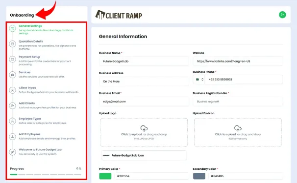 Starting with new clients and projects