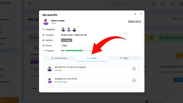 Project Board Activities