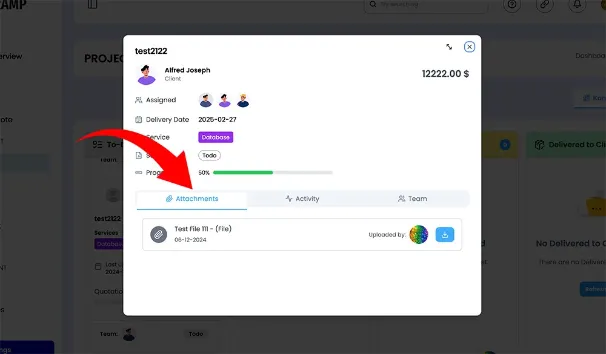 Project Board Attachments