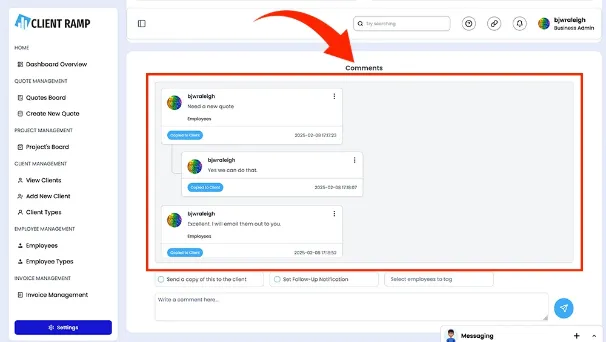 Multiple Comments in Project