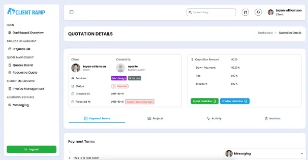 Quoting Rejected Projects