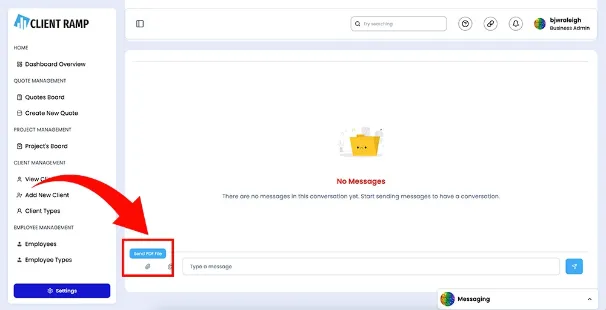 Uploading Files in Chat